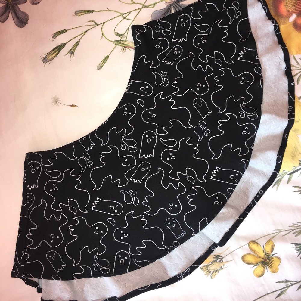 Spooky Ghost Skirt Ballet Warmup glows in the dark